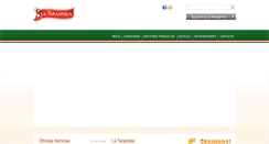 Desktop Screenshot of latarantela.com